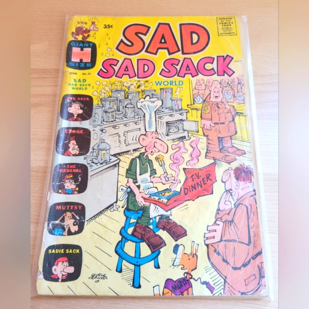 Vintage Sad Sack Comic Book